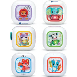 Couleurs, sons et surprises au rendez-vous avec le VTech Baby Cube Musical. Jouer tout en apprenant dès le plus jeune âge !