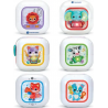Couleurs, sons et surprises au rendez-vous avec le VTech Baby Cube Musical. Jouer tout en apprenant dès le plus jeune âge !