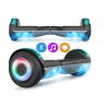 Roule en rythme ! Profite de ton hoverboard avec Bluetooth et musique intégrée pour des trajets fun et stylés.