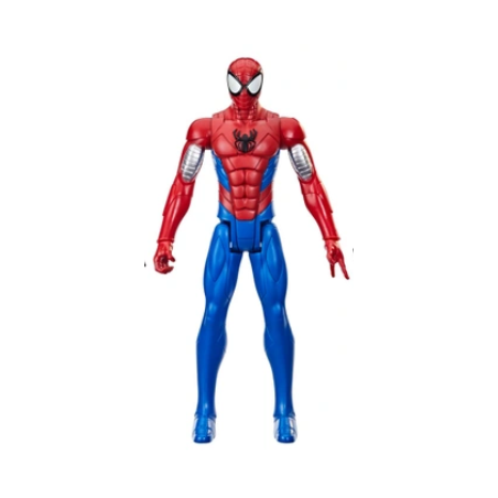 Le héros de New York débarque !  Spider-Man rouge, prêt à sauver la ville.